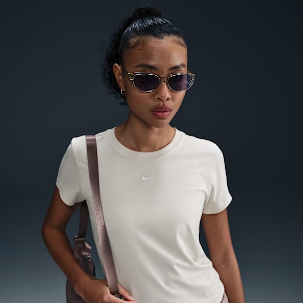 Donna Marrone T shirt con grafica. Nike CH